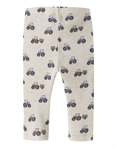 Name it - NBMLudwig Long Leggings - Peyote Melange